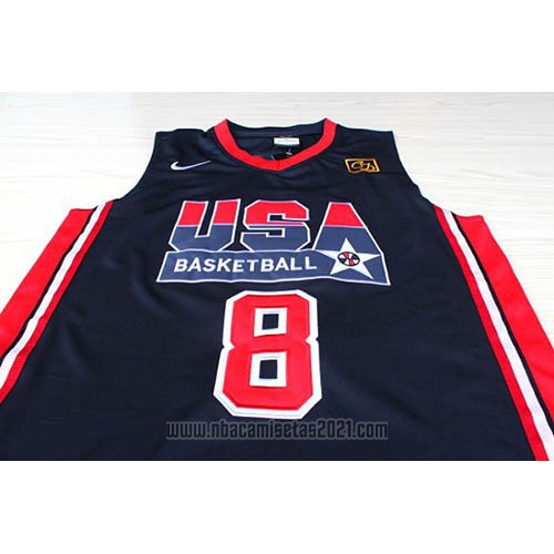 Camiseta USA 1992 Scottie Pippen #8 Negro